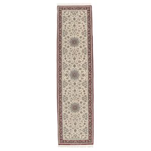 Håndknyttet. Oprindelse: Persia / Iran Isfahan silketrend Tæppe 80x330