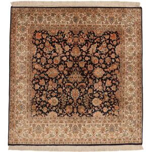 Håndknyttet. Oprindelse: India Kashmir pure silke 24 / 24 Quality Tæppe 120x128