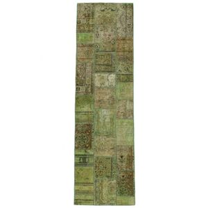 Håndknyttet. Oprindelse: Persia / Iran Patchwork Tæppe 75x255