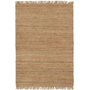 RugVista Solista Plain Jute Tæppe - Beige 140x200