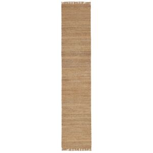 RugVista Solista Plain Jute Tæppe - Beige 80x400