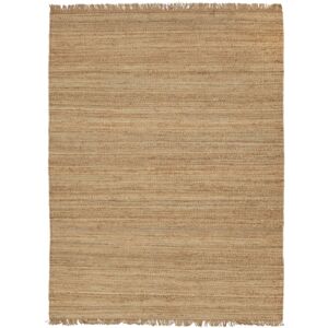 RugVista Solista Plain Jute Tæppe - Beige 250x350