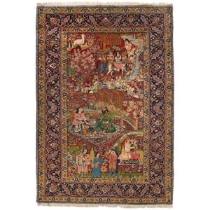 Håndknyttet. Oprindelse: Persia / Iran Tabriz 50 Raj Tæppe 140x205