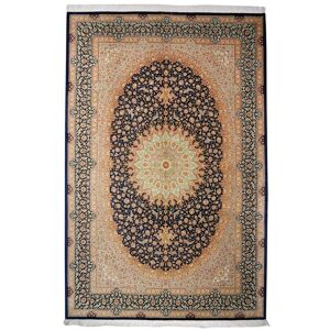 Håndknyttet. Oprindelse: Persia / Iran Qum silke Tæppe 199x300