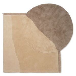 Ferm Living View Tufted Rug 140x180 cm - Beige UDSTILLINGSMODEL OUTLET