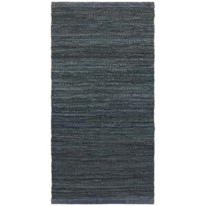 Rug Solid Leather Rug 65x135 cm - Dark Grey OUTLET