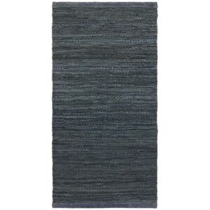 Rug Solid Leather Rug 60x90 cm - Dark Grey OUTLET