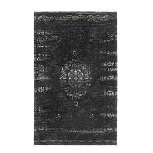 Nordal Grand Woven Rug 60x90 cm - Dark Grey/Black