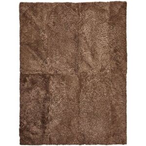 Natures Collection Design Rug of Premium Quality Sheepskin Short Wool Curly 120x180 cm - Taupe