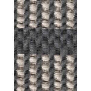 Woodnotes Cut Stripe Carpet Sewn Edges 140x200 cm - Graphite/Stone