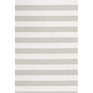 Woodnotes Big Stripe Carpet Sewn Edges 140x200 cm - Stone/White