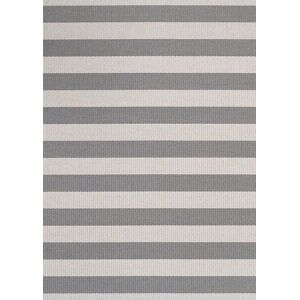 Woodnotes Big Stripe Carpet Sewn Edges 170x240 cm - Grey/Stone