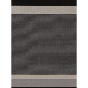 Woodnotes Panorama Carpet Sewn Edges 80x200 cm - Black/Light Grey