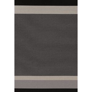 Woodnotes Panorama Carpet Sewn Edges 140x200 cm - Black/Light Grey