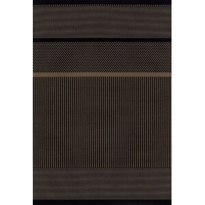 Woodnotes San Francisco Carpet Sewn Edges 140x200 cm - Black/Nutria