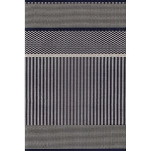 Woodnotes San Francisco Carpet Sewn Edges 170x240 cm - Dark Blue/Stone