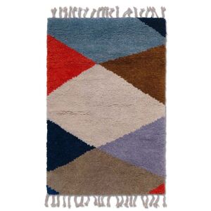Ferm Living Harlequin Knotted Rug 120 x 80 cm - Multi