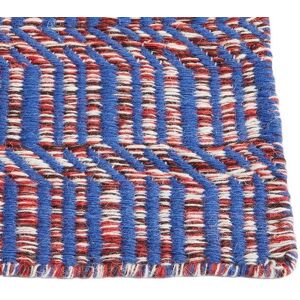 HAY Radio Rug 50x80 cm - Red/Blue