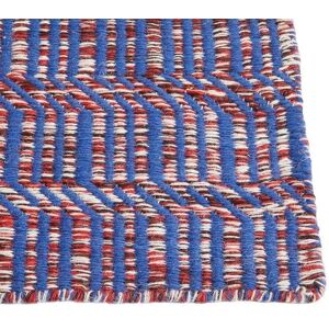 HAY Radio Rug 60x200 cm - Red/Blue