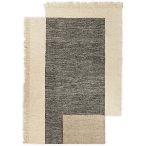 Ferm Living Counter Rug 200x300 cm - Charcoal/Off-White