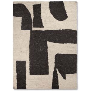 Ferm Living Piece Rug 200x300 cm - Off-White/Coffee