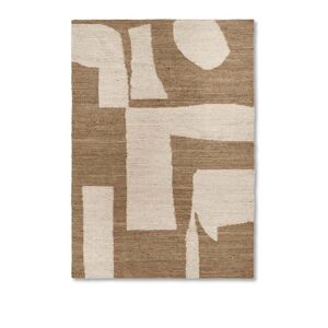 Ferm Living Piece Rug 200x300 cm - Off-White/Toffee