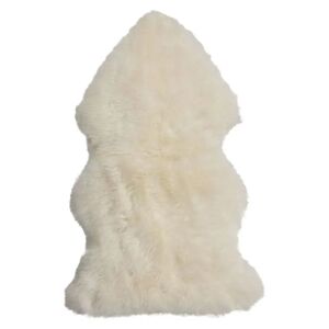 Natures Collection New Zealand Sheepskin Rug Long Wool 115x60 cm - Ivory