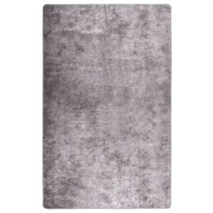 vidaXL tæppe 160x230 cm skridsikkert og vaskbart grå