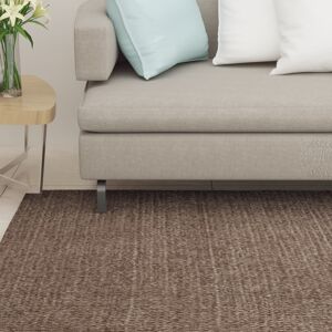 vidaXL gulvtæppe 100x250 cm naturlig sisal brun