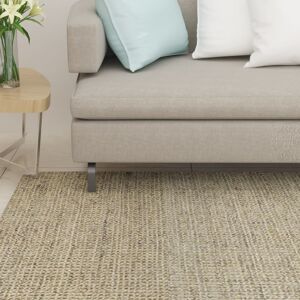 vidaXL gulvtæppe 80x300 cm naturlig sisal gråbrun