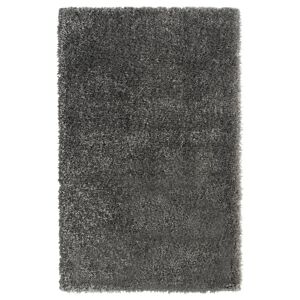 vidaXL shaggy gulvtæppe med høj luv 200x290 cm 50 mm antracitgrå