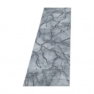 Naxos 3815 Marmor løbere tæppe - Sølv - 80X150 cm