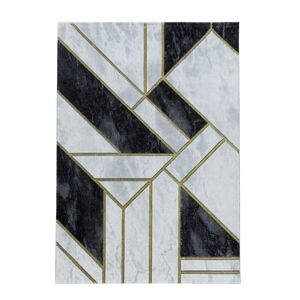 Naxos Kortluvet tæppe Marmor - Guld - 120x170