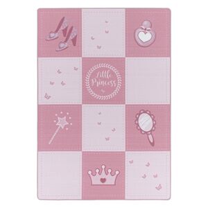 Play Børnetæppe Prinsesse - Pink - 160x230