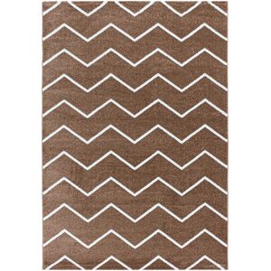 Rio Kortluvet tæppe Chevron - Kobber - 160x230