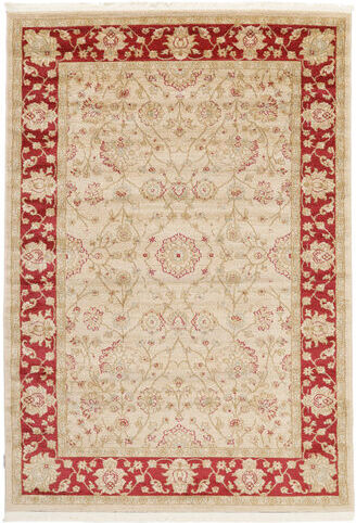 RugVista Orientalsk Tæppe Farahan Ziegler 160X230 Beige/Mørk Beige