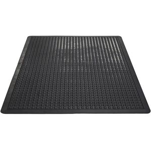 kaiserkraft Estera antifatiga YOGA DOME, superficie con botones en negro, L x A 1200 x 900 mm