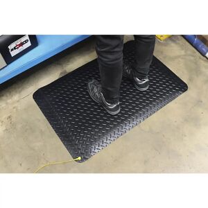 COBA Estera antifatiga DECKPLATE ANTI-STATIC, medidas fijas, 900 x 600 mm