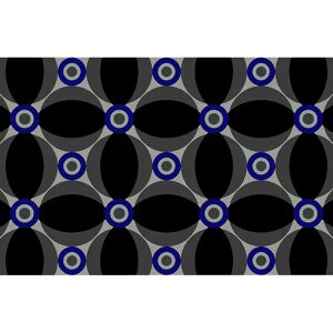 NOTRAX Estera contra la suciedad, Déco Design™, L x A 900 x 600 mm, azul y negro