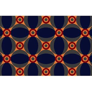 NOTRAX Estera contra la suciedad, Déco Design™, L x A 900 x 600 mm, azul y naranja