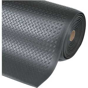 NOTRAX Estera para puesto de trabajo, Diamond Sof-Tred™, anchura 600 mm por m lin., negro