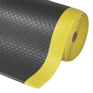NOTRAX Estera antifatiga Bubble Sof-Tred™, por m lin., espuma de vinilo, negro / amarillo, anchura 600 mm