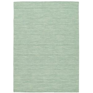 RugVista Kilim loom Alfombra - Verde menta 140x200