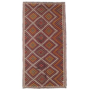 Anudada a mano . Origen: Turkey Kilim Vintage Turquía Alfombra 154x303