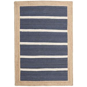 RugVista Frida Stripe Alfombra - Azul 140x200