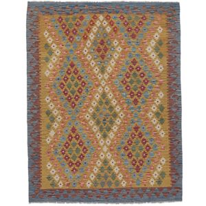 Anudada a mano . Origen: Afghanistan Kilim Afghan Old style Alfombra 148x196