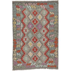 Anudada a mano . Origen: Afghanistan Kilim Afghan Old style Alfombra 127x184