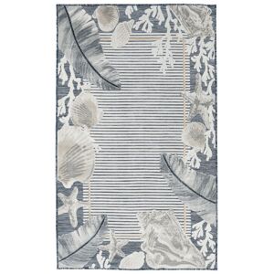 RugVista Beachlife Alfombra - Azul / Beige 100x160