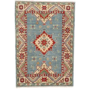 Anudada a mano . Origen: Afghanistan Kazak Fine Alfombra 81x118