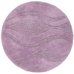 RugVista Breeze alfombrilla de baño - Violeta  Ø 70